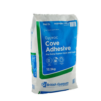 Argamassa colante de vedação - GYPROC COVE - British Gypsum Limited  - em gesso / branca / em pó