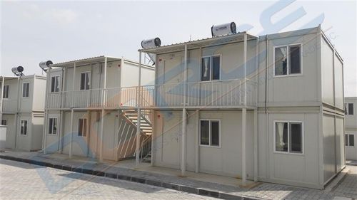 Construção pré-fabricada - REFUGEE ACCOMMODATION FACILITY - DORCE Prefabricated Building & Construction Industry Trade Inc.  - em concreto / em aço / com estrutura metálica