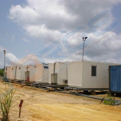 Construção pré-fabricada - POINTE NOIRE CONTAINER CAMP - DORCE Prefabricated Building & Construction Industry Trade Inc.  - modular / contêiner / em aço