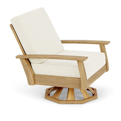 Poltrona contemporânea - Haven  - Barlow Tyrie - em Sunbrella® / em teca / reclinável
