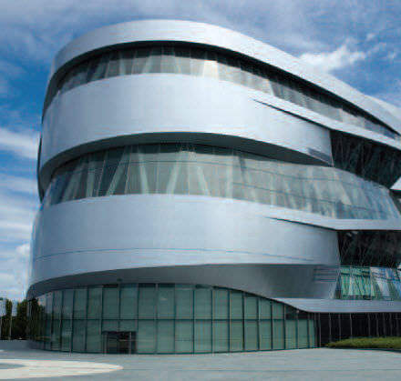 Revestimento de fachada em folhas - AALCO METALS LIMITED - em alumínio / metálico / refletivo