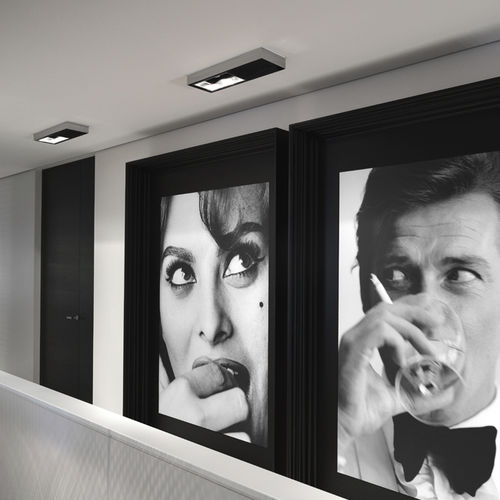 Spot de embutir no teto - REGARD - KREON - de LED / retangular / da linha residencial
