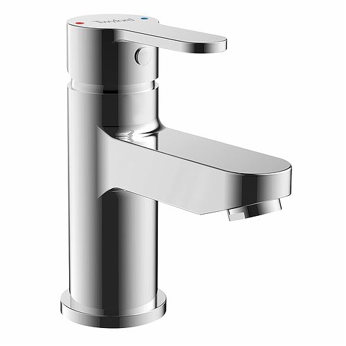 Misturador monocomando para lavatório - SF5357CP - Twyford Bathrooms  - de bancada / em aço inoxidável / para ambiente interno