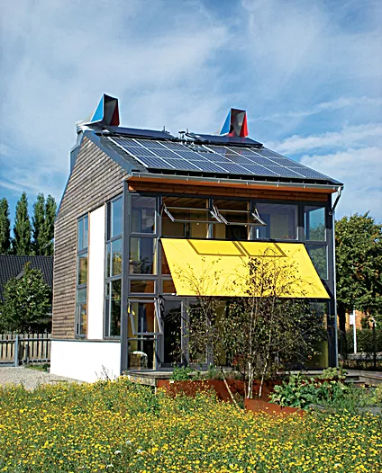 Casa modelo - ZERO CARBON KIT HOUSE - ZEDfactory  - com economia de energia / de energia positiva / passiva