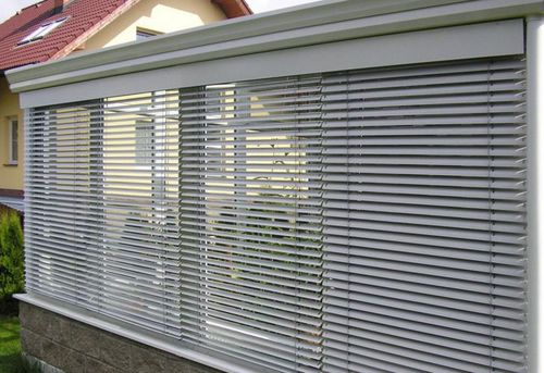 Persiana horizontal - EXT-50 H - Servis Climax - para janela / em alumínio / para ambiente externo