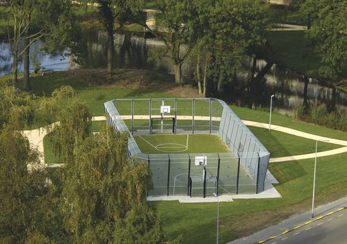 Quadra poliesportiva para coletividade - OMNISTADIUM - VelopA