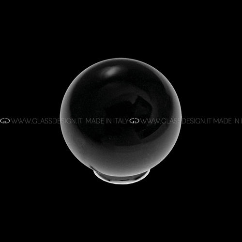 Puxador botão de móvel contemporâneo - Sfera P907 - GLASS DESIGN Srl - em latão / em cristal