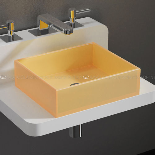 Cuba de apoio - GUM - GLASS DESIGN Srl - em silicone / personalizável / antibacteriana