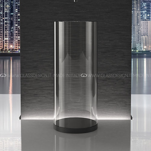Cuba de instalação livre - Xtreme XL - GLASS DESIGN Srl - em vidro / sem furos / sem escape (ladrão)