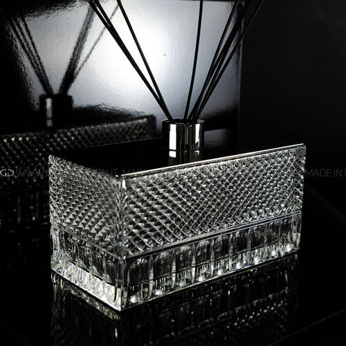 Dispensador de sabonete da linha comercial - ICESSENCE RAMADA - GLASS DESIGN Srl - de instalação livre / em cristal / manual