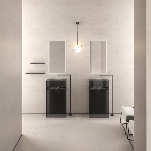 Cuba de instalação livre - SKYLINE MARBLE 90 - GLASS DESIGN Srl - em mármore / em vidro / retangular