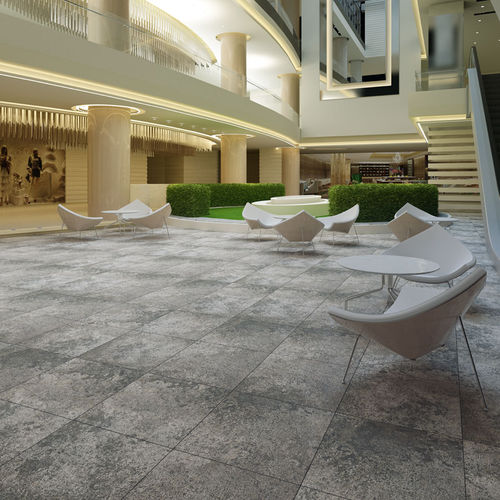 Placas de revestimento em grés porcelanato - BETON  - BIEN SERAMIK - polida / para ambiente interno / de piso