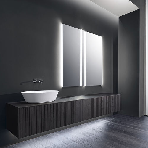 Gabinete de banheiro suspenso - XL 03 - CASA BATH - em carvalho / contemporâneo / laqueado