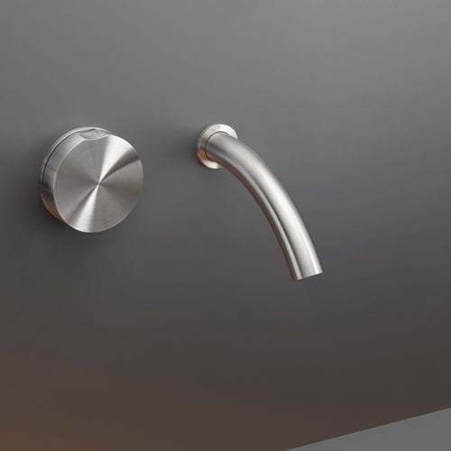Misturador monocomando para lavatório - GIO18 - CEADESIGN - de embutir / em aço inoxidável / para banheiro