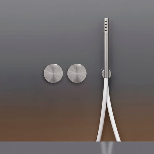 Misturador monocomando para box de banheiro - GIO25 - CEADESIGN - para banheira / de parede / em aço inoxidável