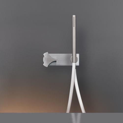 Misturador monocomando para box de banheiro - ZIQ42 - CEADESIGN - para banheira / de parede / em aço inoxidável