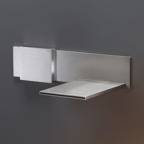 Misturador monocomando para lavatório - REG06 - CEADESIGN - de parede / em aço inoxidável / para banheiro