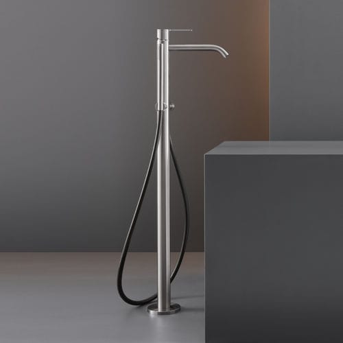 Misturador monocomando para banheira - INV61 - CEADESIGN - de piso / em aço inoxidável / para banheiro