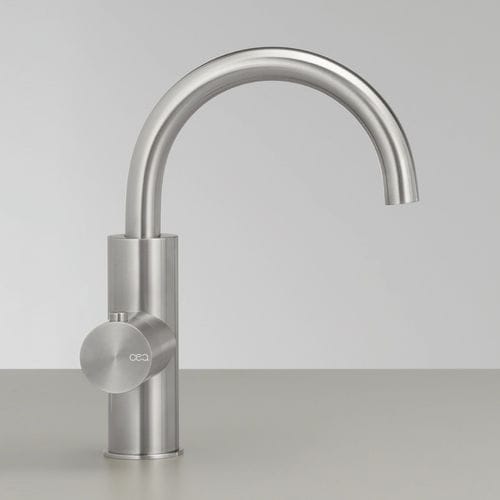 Misturador monocomando de bancada - MIL211 - CEADESIGN - em aço inoxidável / para cozinha / 1 furo