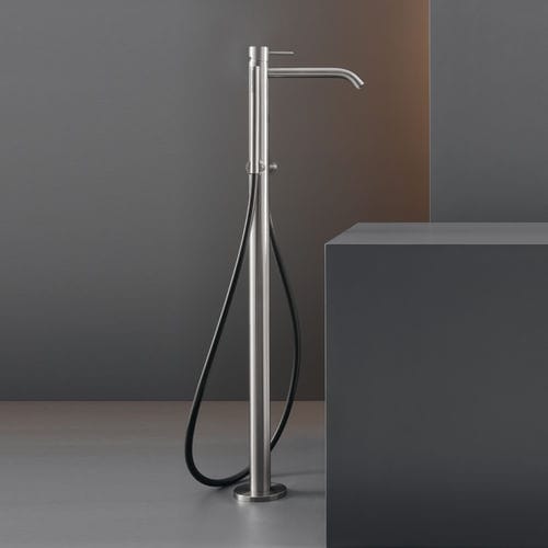 Misturador monocomando para banheira - MIL19 - CEADESIGN - de piso / em aço inoxidável / para banheiro
