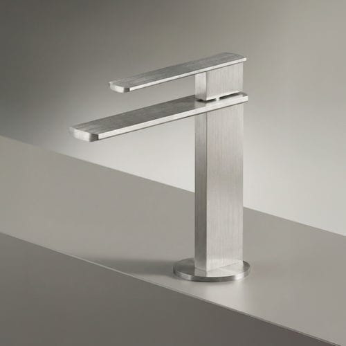 Misturador monocomando para lavatório - AYL20 - CEADESIGN - de bancada / mecânico / em aço inoxidável