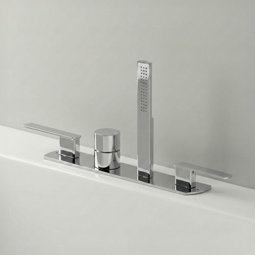 Conjunto misturador para banheira em aço inoxidável - AYL40 - CEADESIGN - de embutir / na bancada / contemporâneo