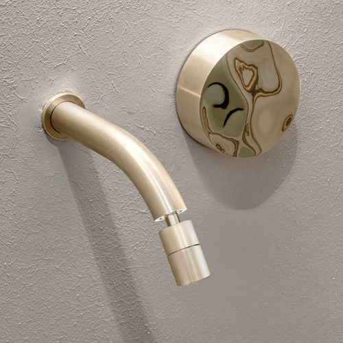 Misturador bicomando para lavatório - ALR04 - CEADESIGN - de parede / mecânico / em aço inoxidável