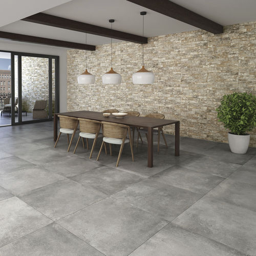 Placas de revestimento em grés porcelanato - METEORA - COTTO TUSCANIA - para ambiente interno / de piso / retangular
