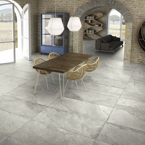 Placas de revestimento em grés porcelanato - TRIBECA - COTTO TUSCANIA - texturizada / para ambiente interno / para ambiente externo