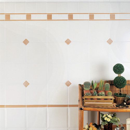 Placas de revestimento em cerâmica - BIANCO VIETRI - DE MAIO FRANCESCO - para ambiente interno / de parede / de piso