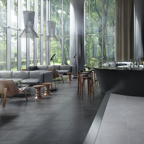 Placas de revestimento em grés porcelanato - URBAN - DOMINO - fosca / para sala / de piso