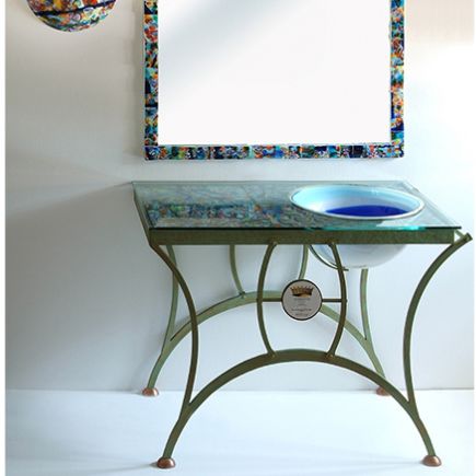 Cuba de embutir sob bancada - STILE VENEZIANO - ECO CERAMICA - em cerâmica / redonda / contemporânea