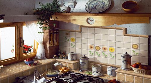 Placas de revestimento em grés porcelanato - I CIOTTOLI - ELIOS CERAMICA - esmaltada / para ambiente interno / para cozinha