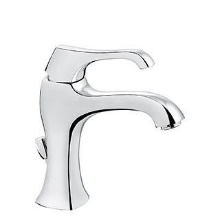 Misturador monocomando para lavatório - ARES: 76003 - EMMEVI RUBINETTERIE - de bancada / em metal cromado / para banheiro