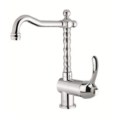 Misturador monocomando de bancada - 84 CR 5414 - FIORE RUBINETTERIE - em metal cromado / em cristal Swarovski® / para cozinha