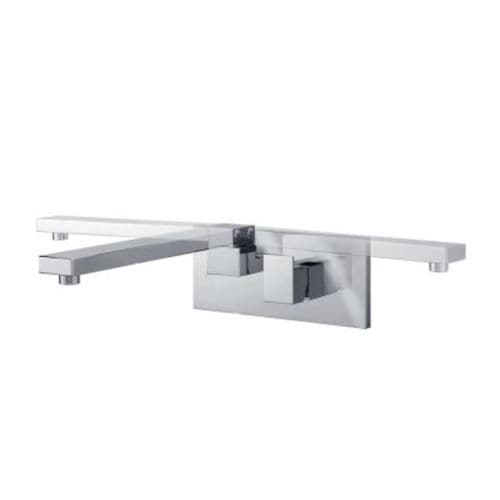 Misturador monocomando de parede - KT11 - GEDA - de embutir / em latão cromado / para cozinha