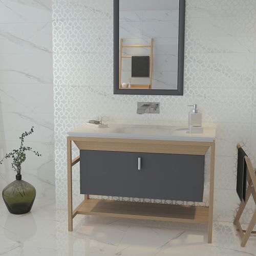 Placas de revestimento em cerâmica - MARMO CALACATTA - GRANISER CERAMICS - esmaltada / para banheiro / de parede