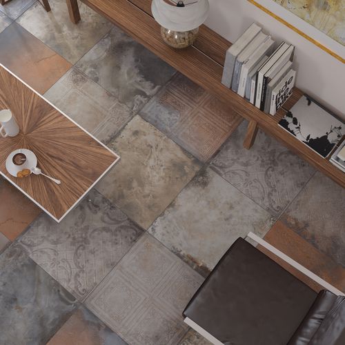 Placas de revestimento em grés porcelanato - METALLIC SENSE - GRANISER CERAMICS - polida / com relevo / para ambiente interno