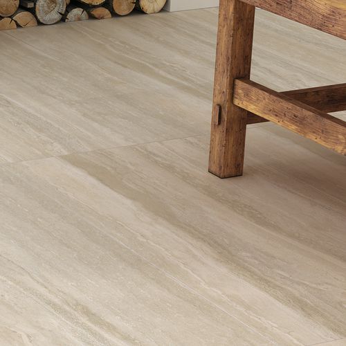 Placas de revestimento em cerâmica - TRAVERTINO CLASSICO - GRANISER CERAMICS - polida / para sala / para piso