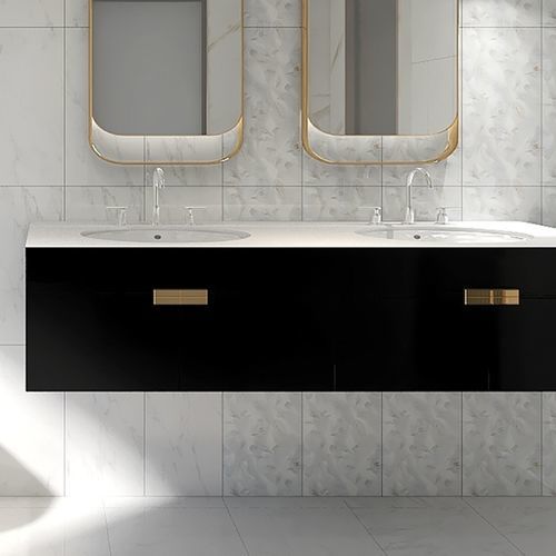 Placas de revestimento em grés porcelanato - LA CRUZ - GRANISER CERAMICS - brilhante / para ambiente interno / para banheiro