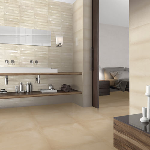 Placas de revestimento em grés porcelanato - INTUITION  - IBERO PORCELANICO - brilhante / para ambiente interno / para banheiro