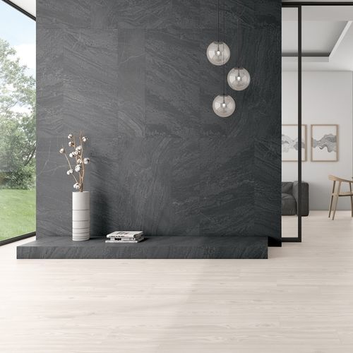 Placas de revestimento em grés porcelanato - SLATESTONE - IBERO PORCELANICO - estruturada / nacarada / para ambiente interno