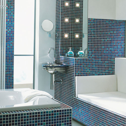 Pastilhas em grés porcelanato - M2 : SKY BLUE - JASBA MOSAIK - brilhante / para banheiro / de parede