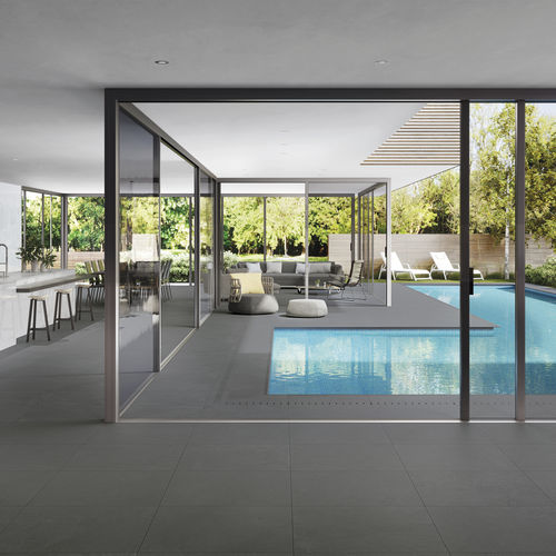 Placas de revestimento em grés porcelanato - GRIGIO - LA FABBRICA AVA - fosca / com acabamento natural / para ambiente interno