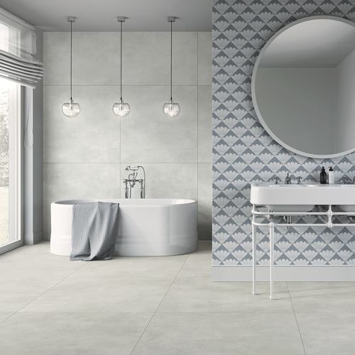 Placas de revestimento em grés porcelanato - GHIACCIO - LA FABBRICA AVA - polida / para ambiente interno / de parede
