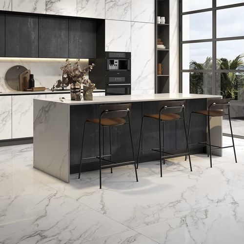 Placas de revestimento em grés porcelanato - STATUARIO - LA FABBRICA AVA - fosca / estruturada / para ambiente interno