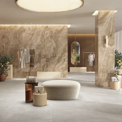 Placas de revestimento em grés porcelanato - AMBRA - LA FABBRICA AVA - brilhante / para ambiente interno / para banheiro