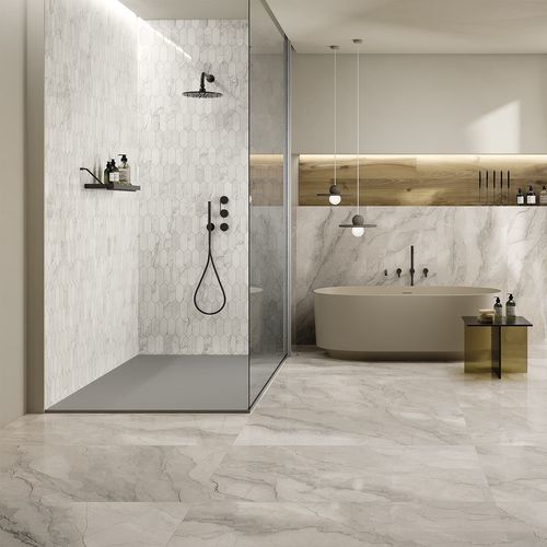 Placas de revestimento em grés porcelanato - 196042 - LA FABBRICA AVA - brilhante / para ambiente interno / para banheiro