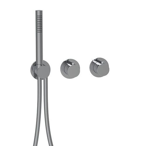 Misturador bicomando para box de banheiro - E180133 - ALMAR - de parede / termostático / metálico