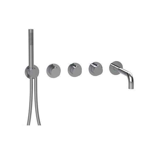 Misturador bicomando para box de banheiro - E180136 - ALMAR - para banheira / de parede / termostático